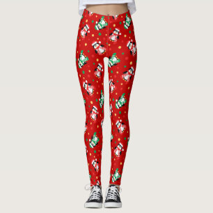 Leggings Navidades de pingüinos pequeños o vacaciones de es
