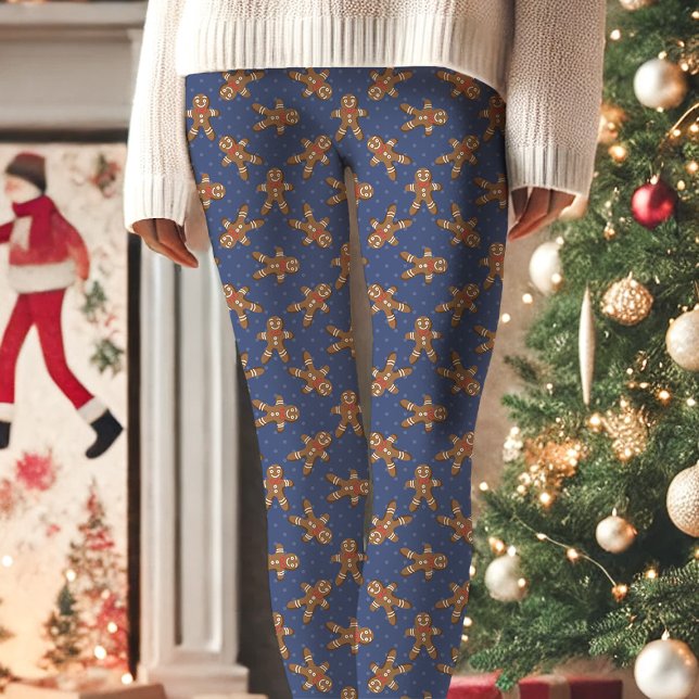 Leggings Navidades de Punto Polka del Hombre Azul de la Mar (Subido por el creador)