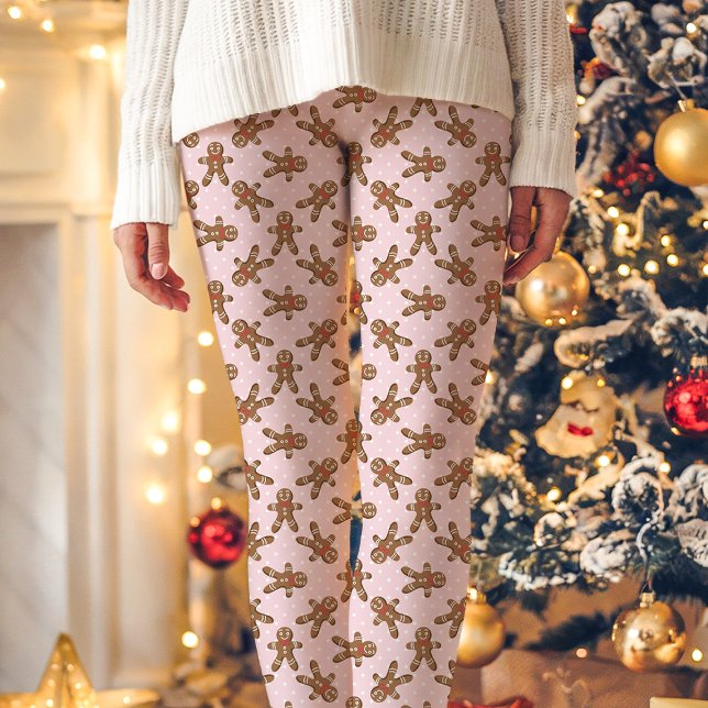 Leggings Navidades de Punto Polka Gingerbread Masculino Ros (Subido por el creador)