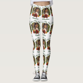Leggings Navidades de Sable Rough Collie