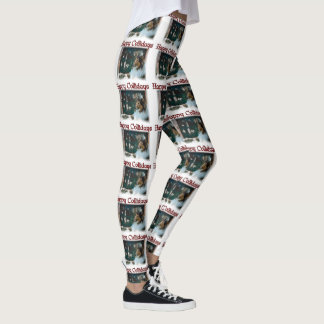 Leggings Navidades de Sable Rough Collie