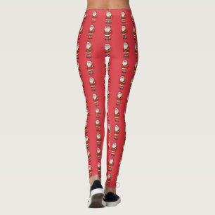 Leggings Navidades de Santa Claus Flip Flops