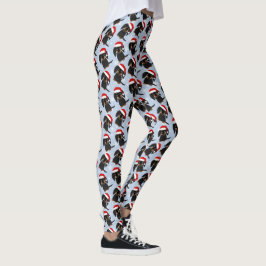 Leggings Navidades de Santa Cruz de Tan Dachshund