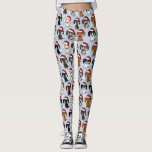 Leggings Navidades de Santa Dachshunds Cute Wiener<br><div class="desc">Estas divertidas leggencias vacacionales seguramente serán un éxito para cualquier amante de Dachshund! Navidades extendidos aplauden con estas leggings femeninas de festividad que presentan algunos canes brillantes ensangrentados en sombreros de Santa. Perfecto para sumergirse en el espíritu durante la época más maravillosa del año. Cuidados dibujos de una variedad de...</div>