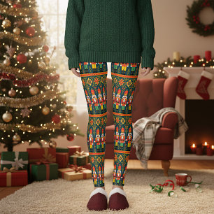 Leggings Navidades de soldados de juguetes desnudos lanzan 