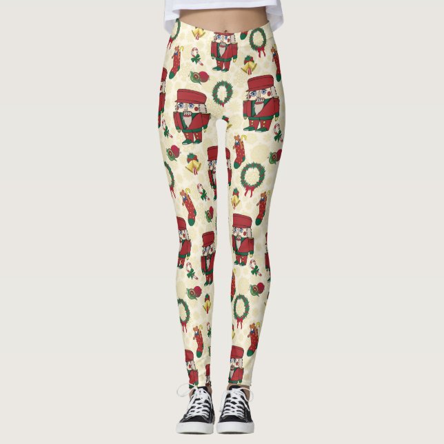 Leggings Navidades de vacaciones de cazadores nudistas (Anverso)