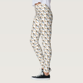 Leggings Navidades de vacaciones de Snowman Cookie en Hanuk