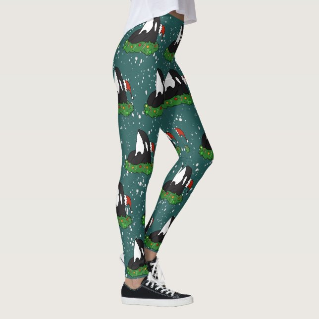 Leggings Navidades de vacaciones Orca Killer Whale (Derecha)