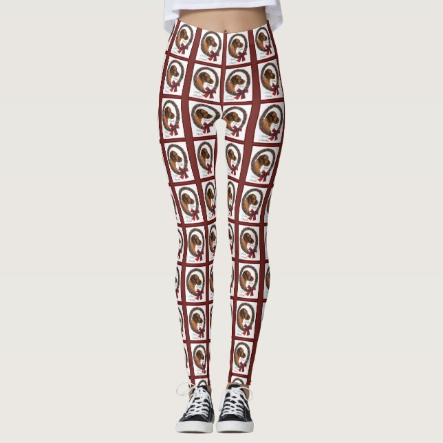 Leggings Navidades de Vizsla Lovers (Anverso)