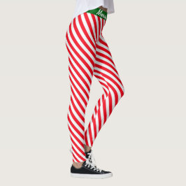 Leggings Navidades del equipo elfo de Santa Candy despojaro