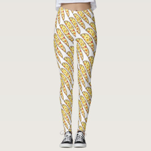 Leggings Navidades del feriado italiano Biscotti Fiesta Leg