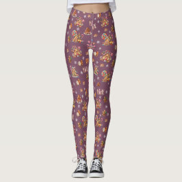 Leggings Navidades del Pastel caprichoso Ginger Bread estam