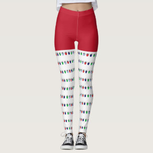 Leggings Navidades divertidos, linternas de Bryn Mawr muy p