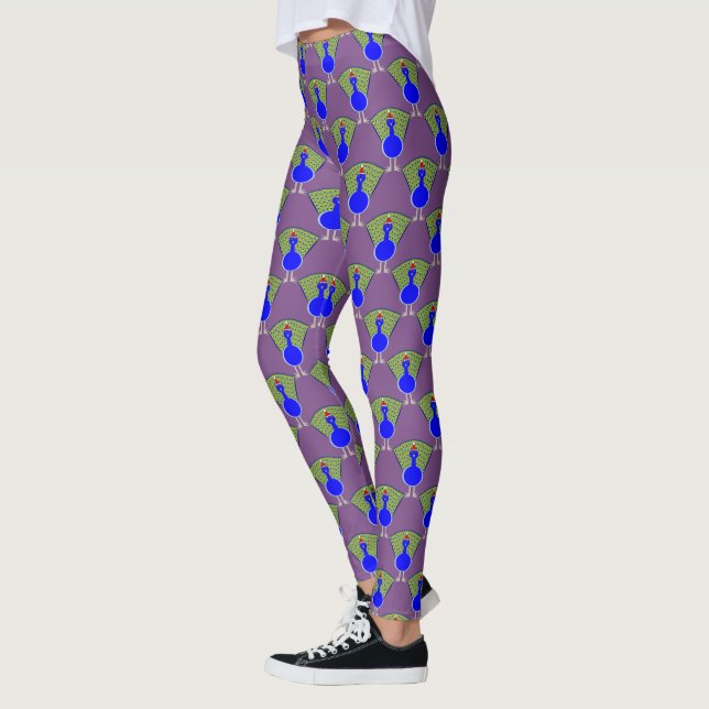 Leggings Navidades divertidos Peacock (Izquierda)