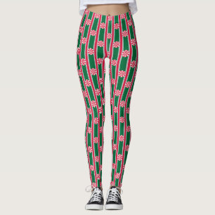 Leggings Navidades divertidos y aficionados Peppermint Cand