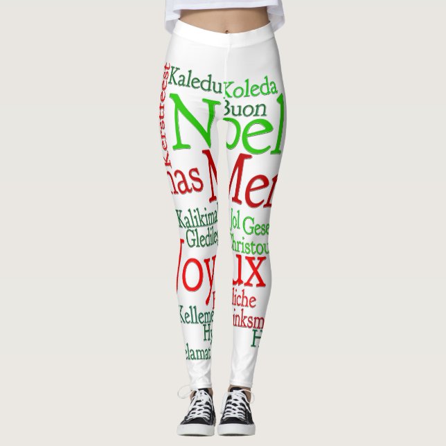 Leggings Navidades en todo el mundo (Anverso)