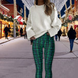 Leggings Navidades en tonos verdes<br><div class="desc">Esta temática Navidad Los tonos de las Plaids son tan frescos,  de moda y de bonito. Ideal para llevar un Top festivo y listo para el fiesta! También se puede gastar fuera de temporada.</div>
