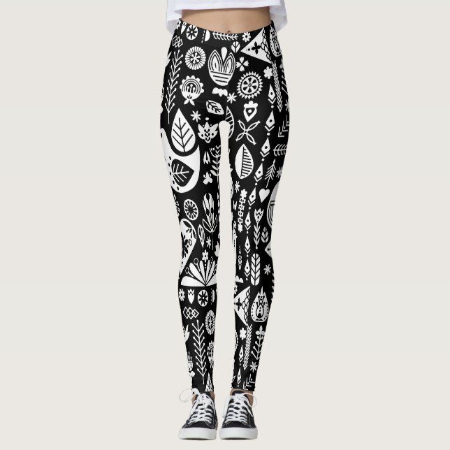 Leggings Navidades escandinavos nórdicos (Anverso)