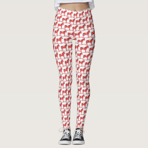 Leggings Navidades escandinavos rockean a caballo pateados
