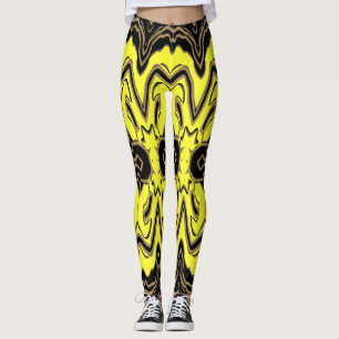 Leggings Navidades Especial amarillo negro"Ratti_Creative_A