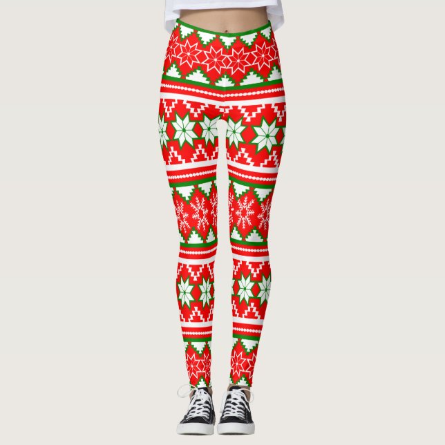 Leggings Navidades estilo nórdico (Anverso)