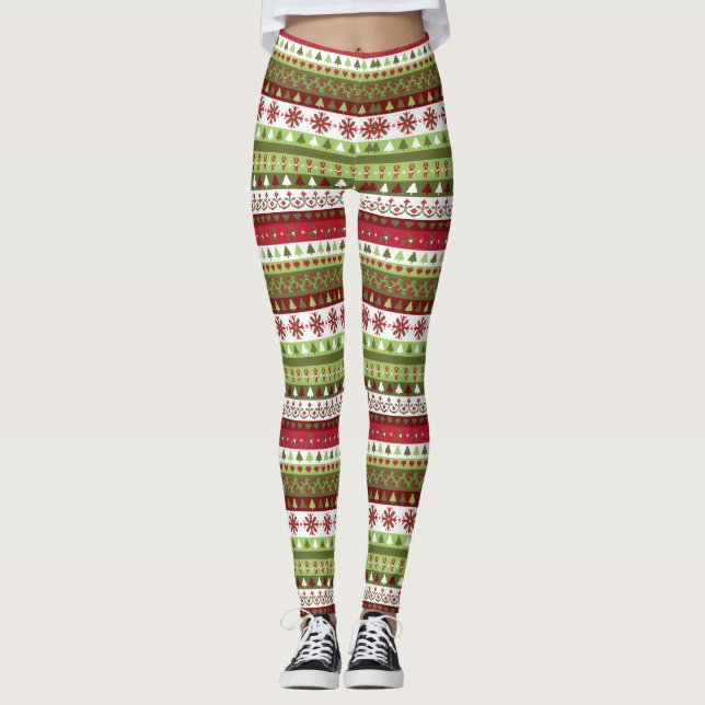 Leggings Navidades Estilo suéter Leggencias  (Anverso)