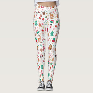 Leggings Navidades feos rojos y rojos