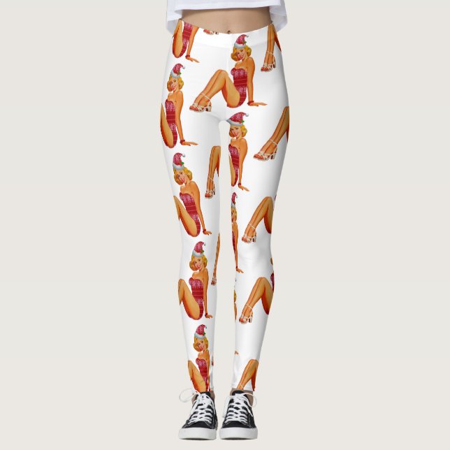 Leggings navidades feos suéter (Anverso)