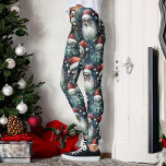 Leggings Navidades góticos verdes crían a Santa Hats Gothma<br><div class="desc">Navidades góticos brotan en Santa Hats Leggings de Baubles Verdes | Uso festivo de yoga Celebrar esta temporada navideña con nuestros Navidades góticos Skulls en Santa Hats Green Baubles Leggings, perfecto para sesiones de yoga y ejercicios festivos. Combinando hábilmente los estilos gótico y alternativo con las vibraciones tradicionales de las...</div>