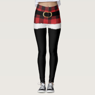 Leggings Navidades graciosos y modernos de chivos Santa Cos