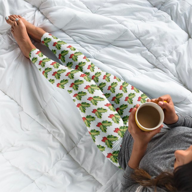 Leggings Navidades Holly Leaves & Berries (Subido por el creador)
