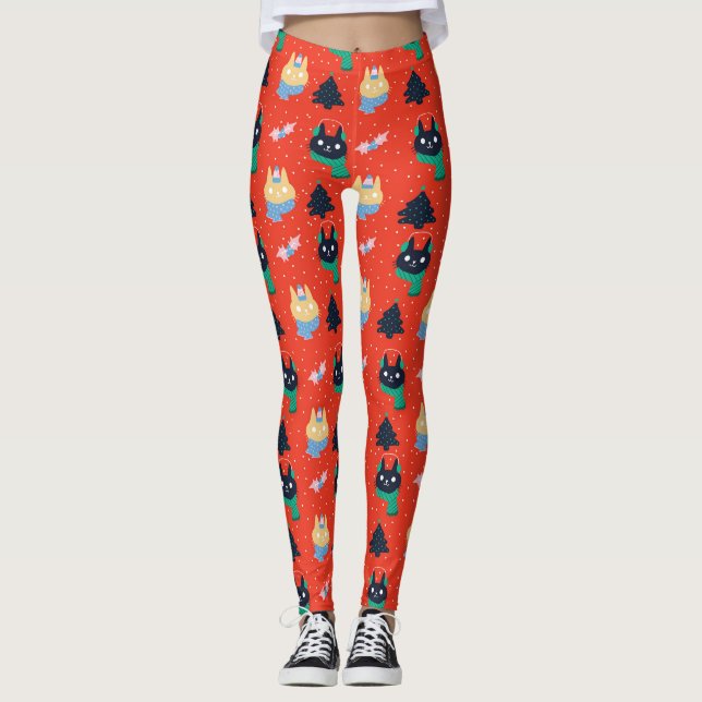 Leggings Navidades Kitties (Anverso)
