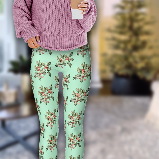 Leggings Navidades Macaron Colors Mistletoe (Subido por el creador)