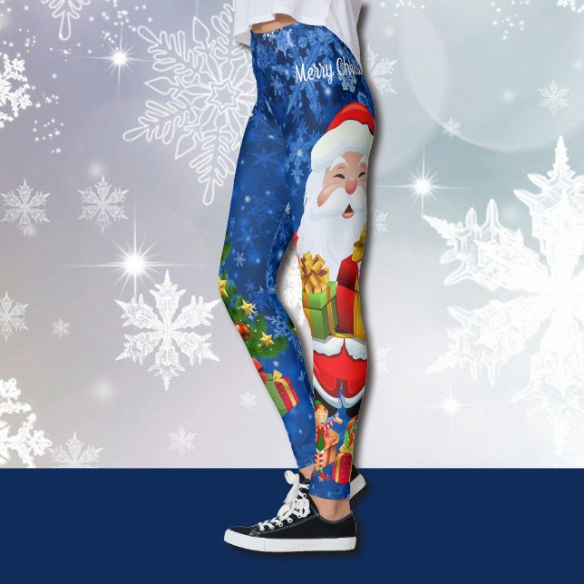 Leggings Navidades Magic Santa Claus Tree Elves Fairy Cute (Subido por el creador)
