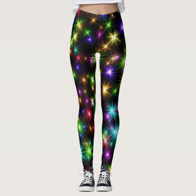 Leggings Navidades Multicolor Star Rays-57191 (Anverso)