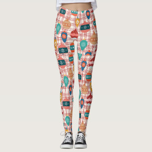 Leggings navidades nostálgicos vintage funky retro groovy