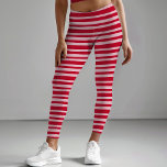 Leggings Navidades Novedad Rosa Mano Roja Dibujó Stripe Fun<br><div class="desc">Diseñadas con mi original estriba rota y rosa funky dibujada a mano que da un giro al patrón clásico de rayas,  estas audaces leggings de novedad son una manera divertida de mostrar tu estilo único con un toque caprichoso y coordinarse con mi original diseño original de elfos extravagantes.</div>