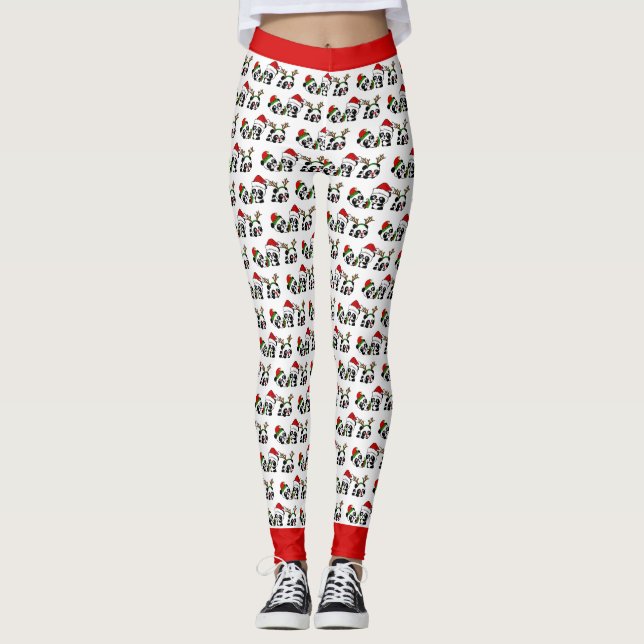 Leggings Navidades Pandas (Anverso)