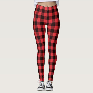 Leggings Navidades Piernas con relleno de búfalo