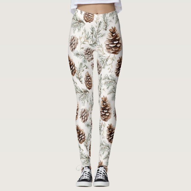 Leggings Navidades Pine Cones (Anverso)