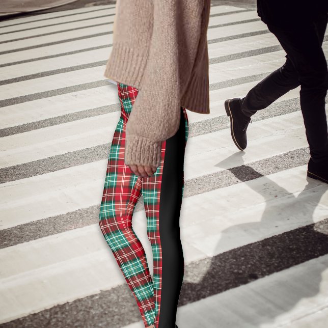 Leggings Navidades Plástico Tartán Costillas laterales negr (Subido por el creador)