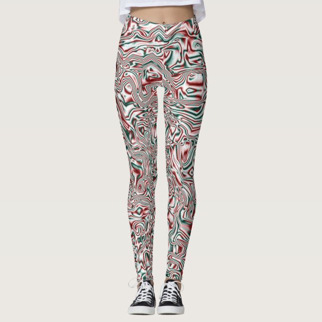 Leggings Navidades psicodélicos (Anverso)