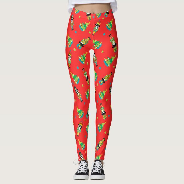 Leggings Navidades Pug crackers (Anverso)