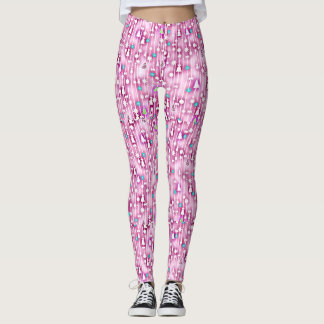 Leggings Navidades rosados