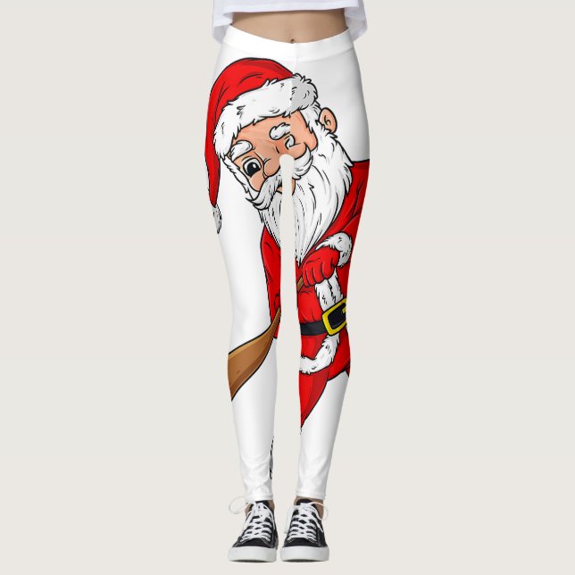 Leggings Navidades Santa Claus Pitcher Boys Niños T (Anverso)