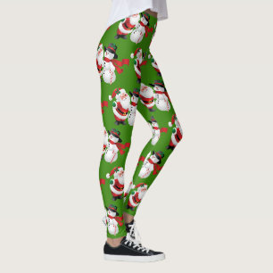 Leggings Navidades Santa Claus Snowman