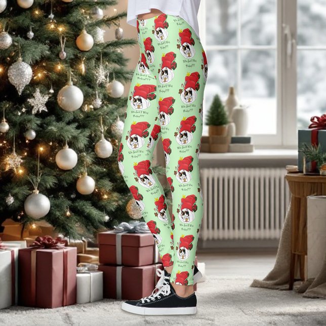Leggings Navidades Stocking Cute Calico Kitten (Subido por el creador)