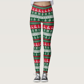 Leggings Navidades suéteres feos