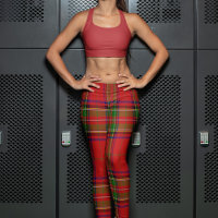 Navidades Tartán Plaid, Geométrico Verde Rojo Negr