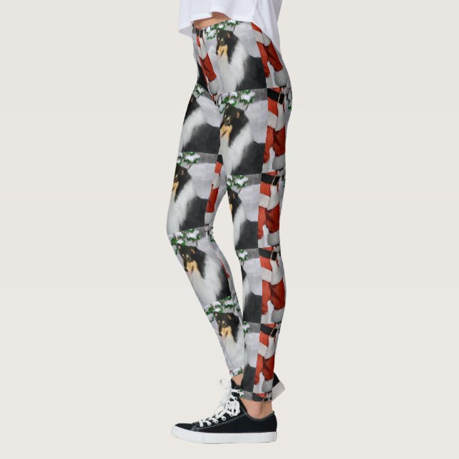 Leggings Navidades Tri Color Collie (Izquierda)